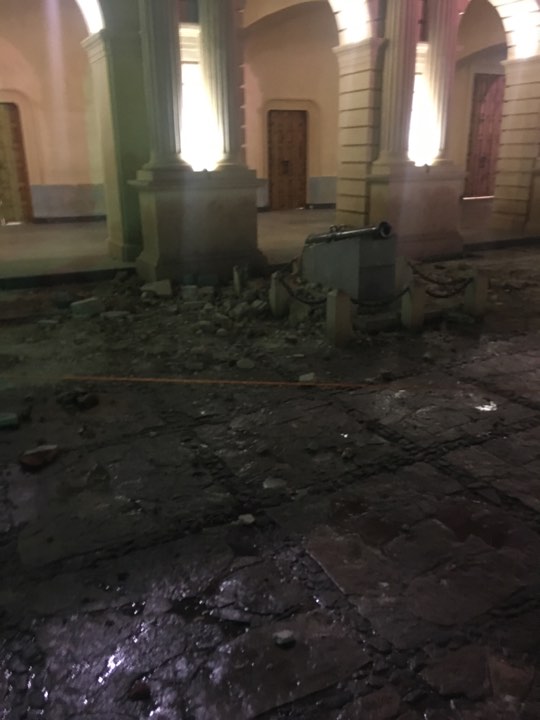 Daños tras el terremoto en México Daños causados por el terremoto en México
