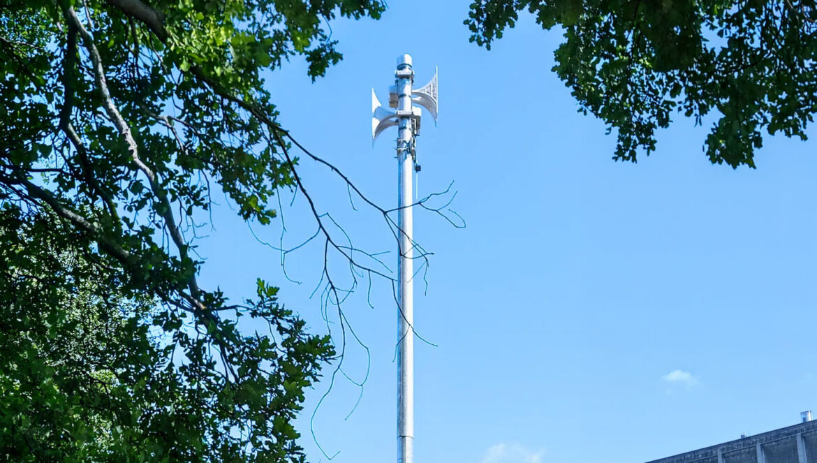 système d’alerte précoce avec sirènes électroniques Gibon 600 W en Allemagne