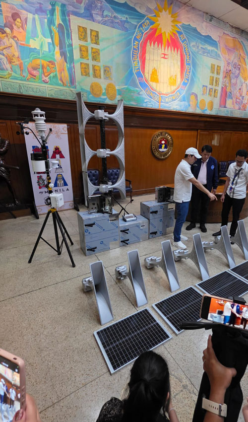 Instalación de Sirenas Electrónicas en Manila Instalación de sirenas electrónicas PAVIAN para el sistema de alerta pública de Manila