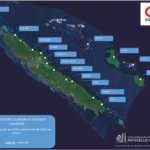La primera sirena de alerta de tsunami en la isla de LIFOU, Nueva Caledonia, después de un mantenimiento básico en 2015