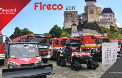 Telegrafia asiste a la 13ª feria internacional de Fireco 2017 en la ciudad de Trencin, Eslovaquia