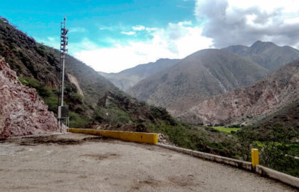 Sistema de alerta temprana para un megaproyecto de irrigación en Perú