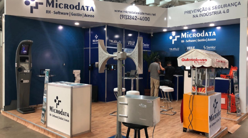 Telegrafia en la Feira da Indústria do Pará, la feria FIPA de Brasil