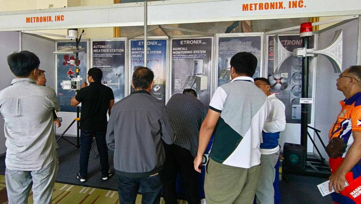 Telegrafia en la Exposición Nacional de Innovaciones en Resiliencia Climática y de Desastres 2024 en Filipinas